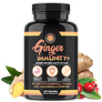 Angry Supplements Ginger Infused Multivitamin, Digestive Support, Immune System Booster Capsules Infused with Zinc, Magnesium, Rose Hips + Vitamins C, B6, D3 (1-Bottle)