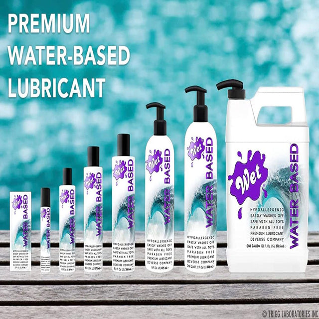 Wet Original Water Based Lube 3 Fl Oz Premium Personal Sex Lubricant,