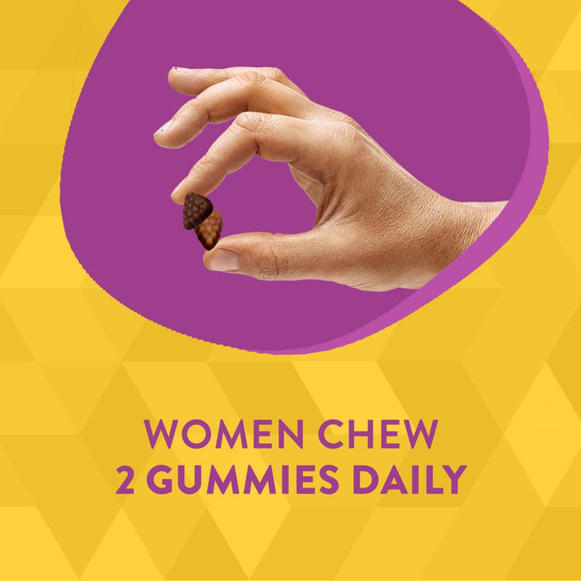 Nature'S Way Alive! Women'S 50+ Daily Gummy Multivitamin, B-Vitamins, Mixed Berry Flavored, 130 Ct