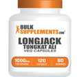 Bulksupplements.Com Longjack Extract (Tongkat Ali) Capsules, 1000Mg - Muscle Growth & Recovery Supplements (120 Veg Caps - 60 Serving)