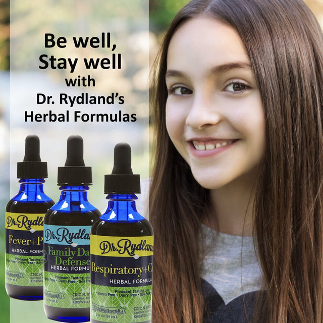 Dr. Rydland'S Liquid Herbal Formulas - Respiratory & Cough | Relieves Common Cold, Influenza, Bronchitis | 4Oz in Glass Bottle