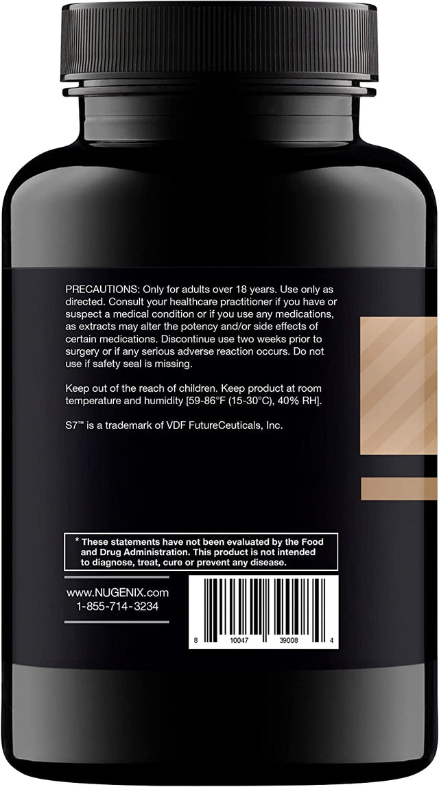 Nugenix Nitric Oxide Booster Supplement - Nitric Oxide Flow, L-Arginine, L-Citrulline, Pine Bark Extract - Vasodilator - 100 Capsules