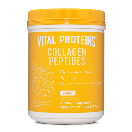 Vital Proteins Grass-Fed Collagen Peptides Powder, Vanilla, 11.5 Oz