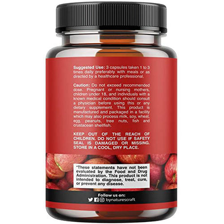 Apple Cider Vinegar Weight Loss Supplement Natural Detox Fat Burner Diet Pills Digestion Support Fast Acting Metabolism Booster Best Appetite Suppressant for Men and Women 90 Capsules