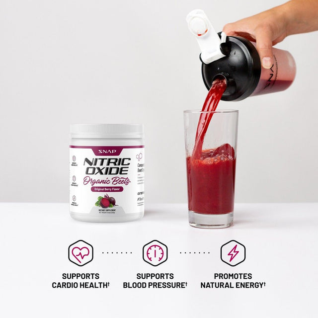 Nitric Oxide Beet Root Organic Powder, Heart & Blood Pressure - 250Gm