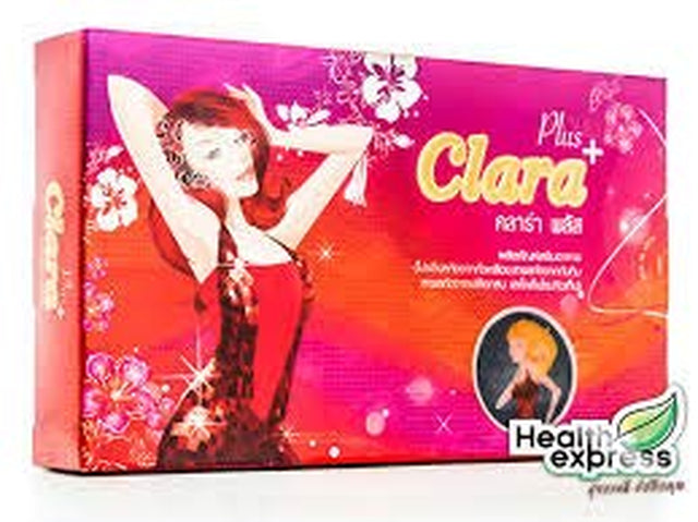 2Box Clara Plus(คลาร่า พลัส) Nourishes the Skin, Beautiful Skin, Beautiful Face, Inside, Tightening, Deodorizing 20 Capsules/Box