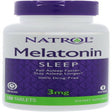 Natrol Melatonin 3 Mg Sleep Time Release Dietary Supplement Tablets 100 Ea (Pack of 3)