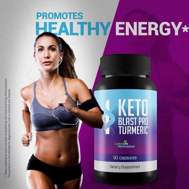 Keto Blast Pro Turmeric - Premium Keto Friendly Turmeric Supplement - Support Reduced Inflammation - Support Balanced Blood Sugar - Natural Antioxidant Formula