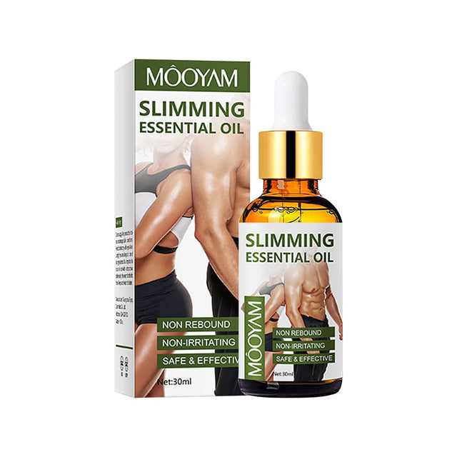 Kokovifyves Beauty & Personal Care Abdominal Massage Essential Oil Fitness Exercise Sweating Fever Fat Burning Fat Burst Milk Essential Oil（30Ml）