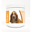 Healthy Breeds Basset Hound Omega HP Fatty Acid Skin and Coat Support Soft Chews