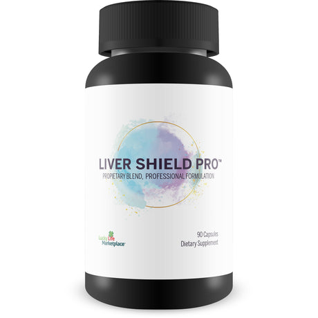 Liver Shield Pro - Support Healthy Liver Function - Herbal Liver Support Supplement - Dandelion Root, Turmeric, Ginger - Detoxify & Rejuvenate - Promote Liver Health Naturally - Premium Liver Formula