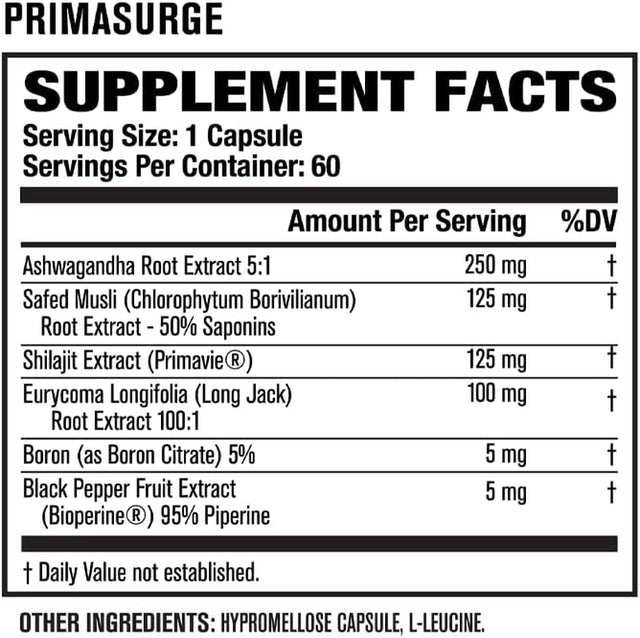 Jacked Factory Androsurge Estrogen Blocker for Men + Primasurge Testosterone Booster for Men + Burn XT Burn-Xt Thermogenic Fat Burner - Appetite Suppressant for Weight Loss