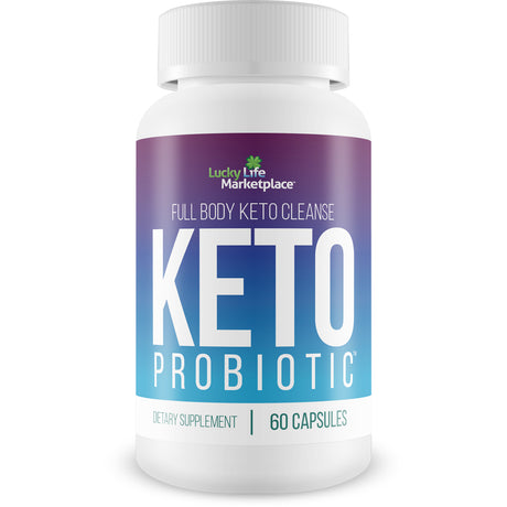 Keto Probiotic - 40 Billion CFU - Promote Digestive Health, Immune Health, & Gut Health - Keto Friendly Probiotic - Full Body Keto Cleanse Aid - Reduced Bloating - Keto Probiotics for Men & Women