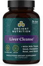 Liver Detox Supplement by Ancient Nutrition, Ancient Herbals Liver Cleanse with Milk Thistle, Dandelion Root & Reishi for Optimal Liver Support, 1300Mg, Gluten Free, 60 Count