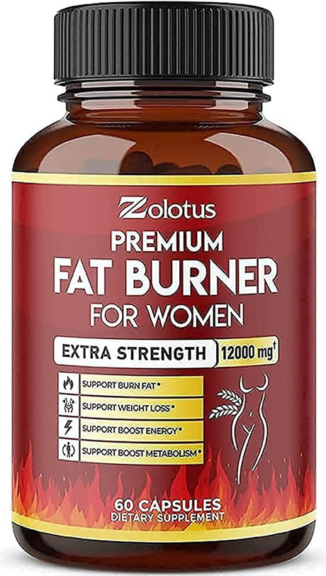 Premium Weight Loss Pills for Women, the Best Fat Burners for Women and Men, Energy Pills, Highest Potency with Green Tea Extract 98%, 2 Months Supply