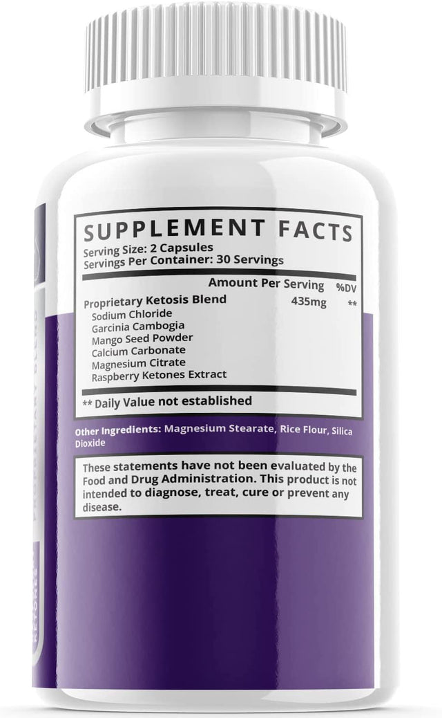 (1 Pack) Trim Clinical Keto - Supplement for Weight Loss - Energy & Focus Boosting Dietary Supplements for Weight Management & Metabolism - Advanced Fat Burn Raspberry Ketones Pills - 60 Capsules