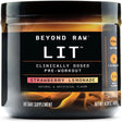 LIT | Clinically Dosed Pre-Workout Powder | Contains Caffeine, L-Citrulline, Beta-Alanine, and Nitric Oxide | Strawberry Lemonade | 30 Servings