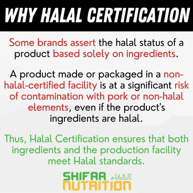 SHIFAA NUTRITION Halal & Grass-Fed Hydrolyzed Collagen Peptides Protein Powder