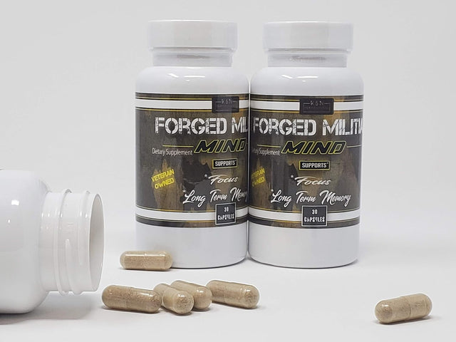 K&N Impressions Forged Militia Mind Nootropics That Support Memory and Focus - 30 Capsules