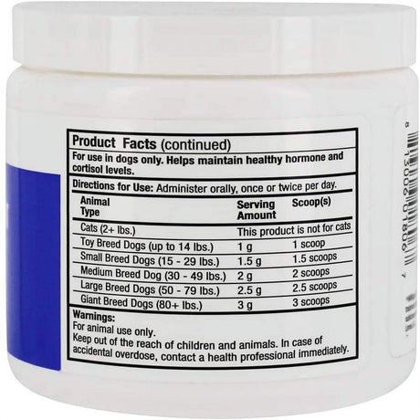 Dr. Mercola, Canine Hormone Support, for Dogs, 3.17 Oz. (90 G), Helps Support Natural Hormone Balance, Non GMO, Soy-Free, Gluten Free