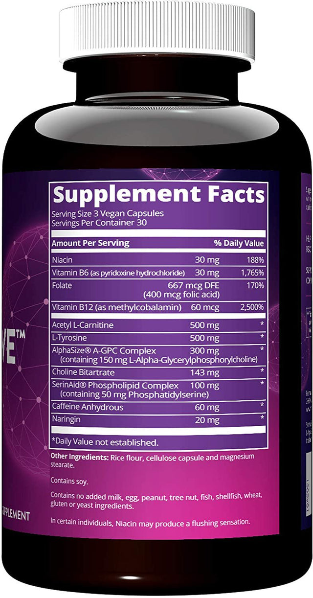 MRM - Brain Active - 90 Vegetarian Capsules