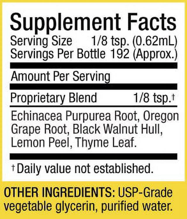 Cedar Bear Immune Blast Off! for Kids - a Liquid Herbal Supplement That Supports and Activates the Immune System'S Response Throughout the Body, Specifically in the Respiratory System 4 Fl Oz / 120 Ml