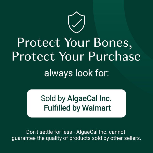 Algaecal Bone Builder Pack Calcium Supplement with Vitamin D3, K2,Strontium