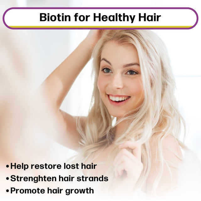 MAX ABSORPTION Biotin Liquid Drops, 5000 Mcg Biotin per Serving, 60 Servings, No Artificial Preservatives, Vegan Friendly, Support Healthy Hair, Strengthen Nails and Improve Skin Health, Made in USA