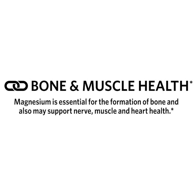 Spring Valley Magnesium Bone & Muscle Health Dietary Supplement Tablets, 250 Mg, 100 Count