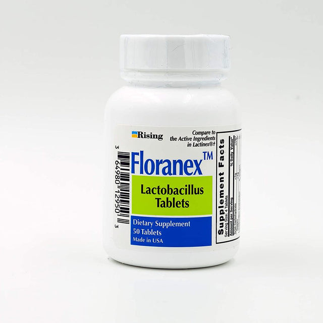 Floranex Dietary Supplement Tablets [New Formula] 50 Ea (Pack of 2)