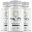 (3 Pack) Nufolix - Dietary Supplement for Hair Support - Revive and Nourish Hair Growth Advanced Formula - Boost Shine & Thickness - 180 Capsules