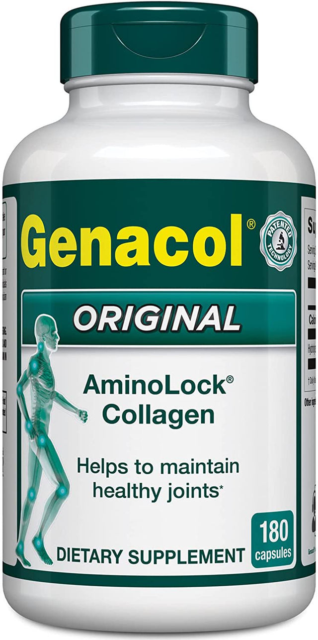 Genacol Original Formula Collagen Supplement for Joint Health, 180 Capsules