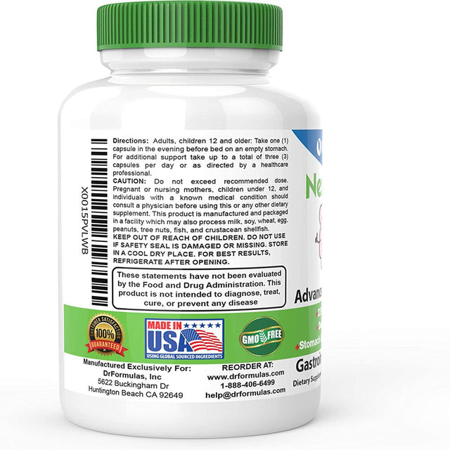 Drformulas' Best Probiotics for Women & Men , Nexabiotic Multi Probiotic with Saccharomyces Boulardii, Lactobacillus Acidophilus, B. Infantis, Prebiotic 60 Count Capsules (Not Pearls) Unflavored for Men and Women 60 Count (Pack of 1)