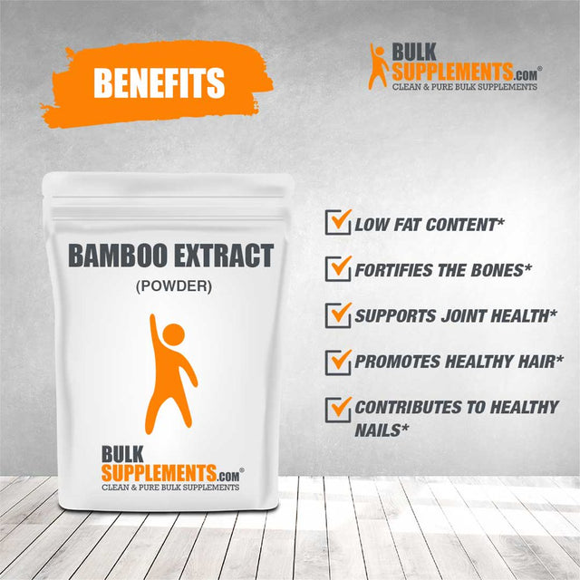 Bulksupplements.Com Bamboo Extract Powder, 500Mg - Healthy Hair Supplement (500 Grams)