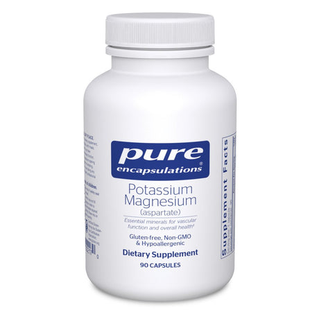 Pure Encapsulations Potassium Magnesium (Aspartate) | Supplement to Support Heart, Muscular, Bone, and Nerve Health* | 90 Capsules