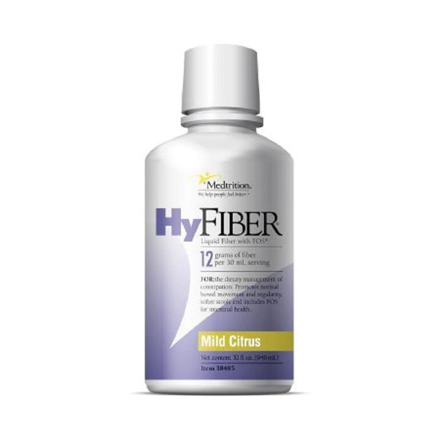 Hyfiber with FOS Citrus Flavor 32 Oz. Bottle Ready to Use, 18485 - Sold By: Pack of One