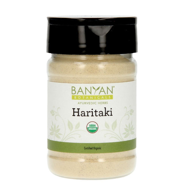 Banyan Botanicals Haritaki Powder – Certified Organic, Spice Jar – Terminalia Chebula – for Detoxification & Rejuvenation* – Organic, Vegan, Non-Gmo, Gluten Free, Certified Fair for Life Fair Trade