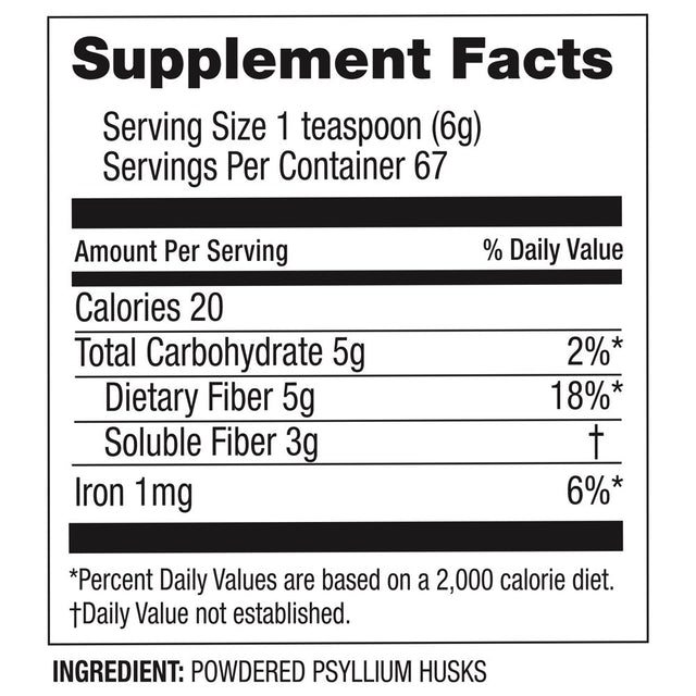 Konsyl Daily Psyllium Fiber 402G GB