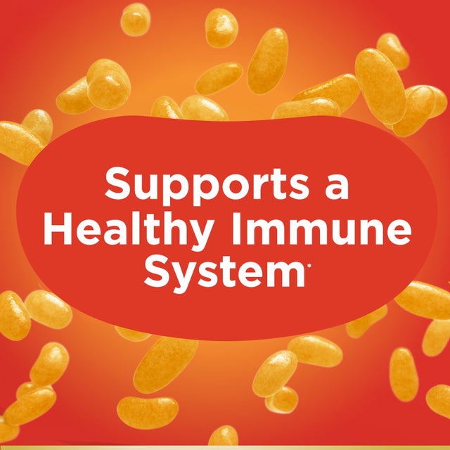 Nature'S Bounty Vitamin C, D, & Zinc for Immune Support Jelly Beans, Orange, 80 Count