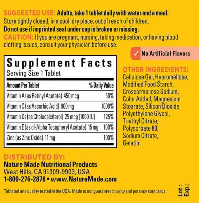 Nature Made Super C Immune Complex, 200 Tablets