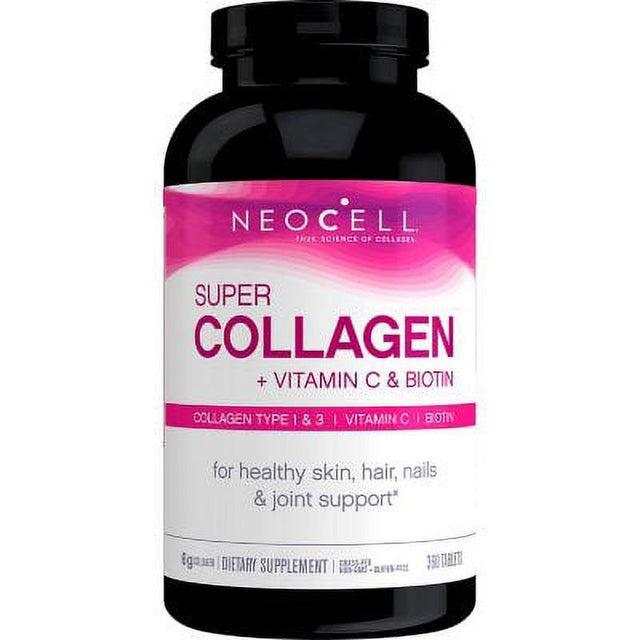 Neocell Super Collagen Nail & Hair Health+ Vitamin C & Biotin (360Ct.)