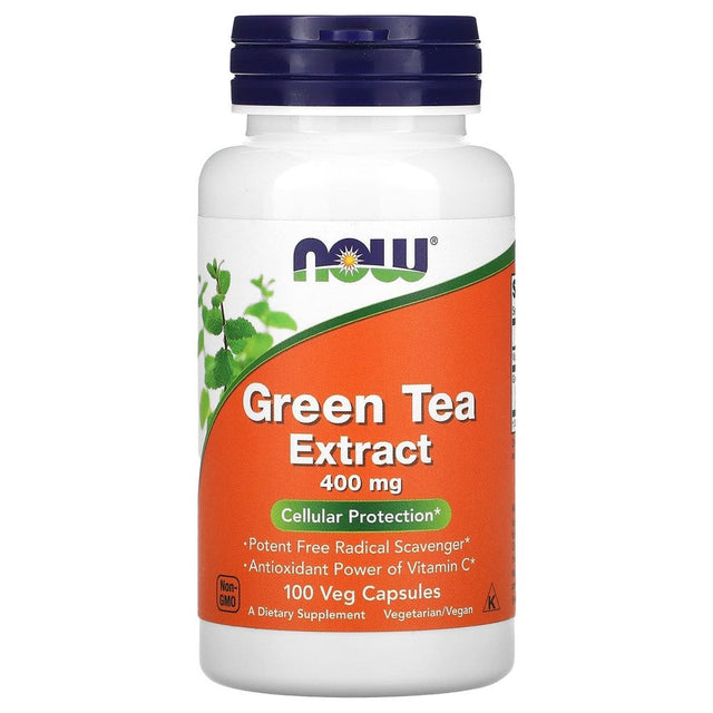 NOW Green Tea Extract -- 400 Mg - 100 Capsules