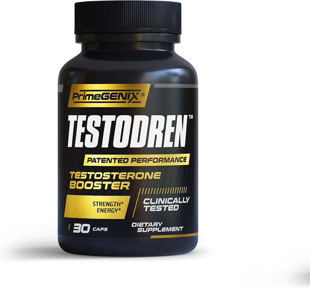 Testodren Advanced Testosterone Booster for Men | Natural Stamina, Endurance, Energy & Strength Enhancing Supplement | Lean Muscle Builder | Brain & Libido Support Male Supplements