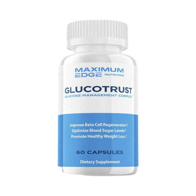 Gluco Trust Blood Sugar Support Supplement -60 Capsules