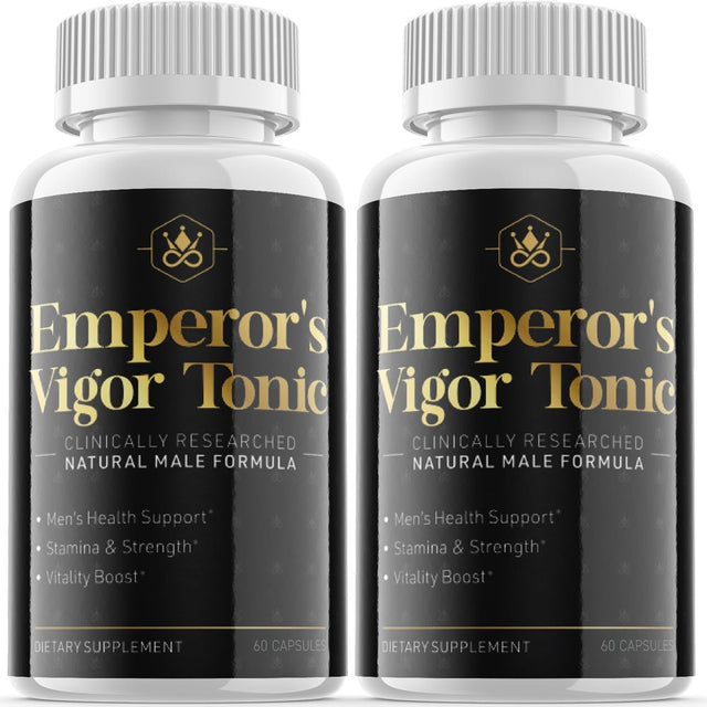 (2 Pack) Emperor'S Vigor Tonic - Dietary Supplement - 120 Capsules