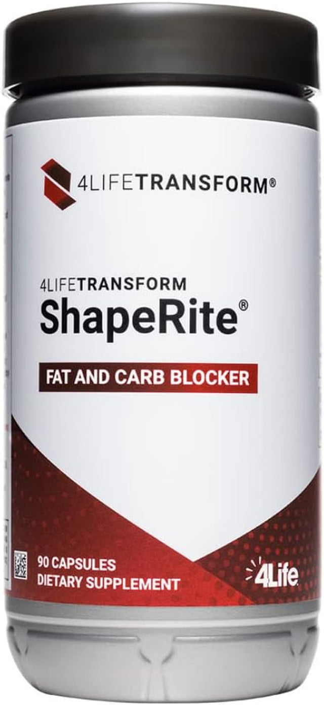 4Life Shaperite - Weight Management Supplement with Chitosan, White Bean Extract, Dragon Fruit, and Yeast Hydrolysate - Supports Metabolism and Heart Health - 90 Capsules