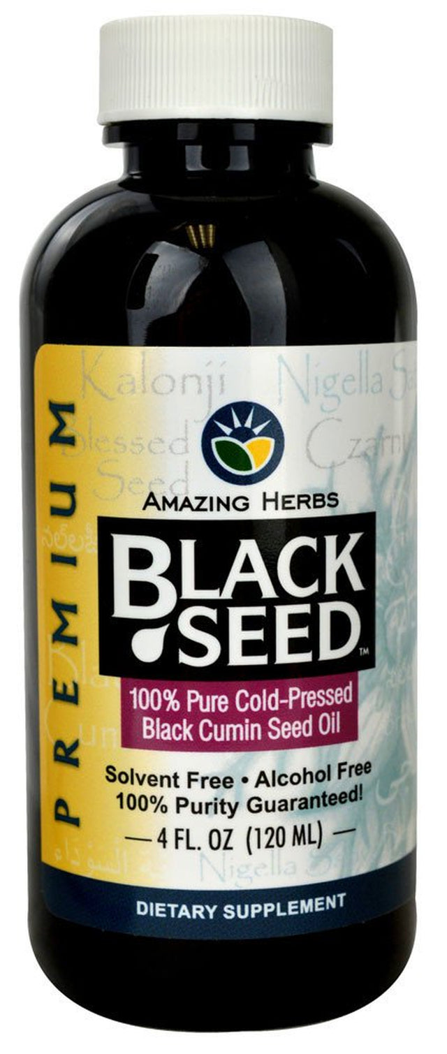 Amazing Herbs Premium Black Seed -- 4 Fl Oz