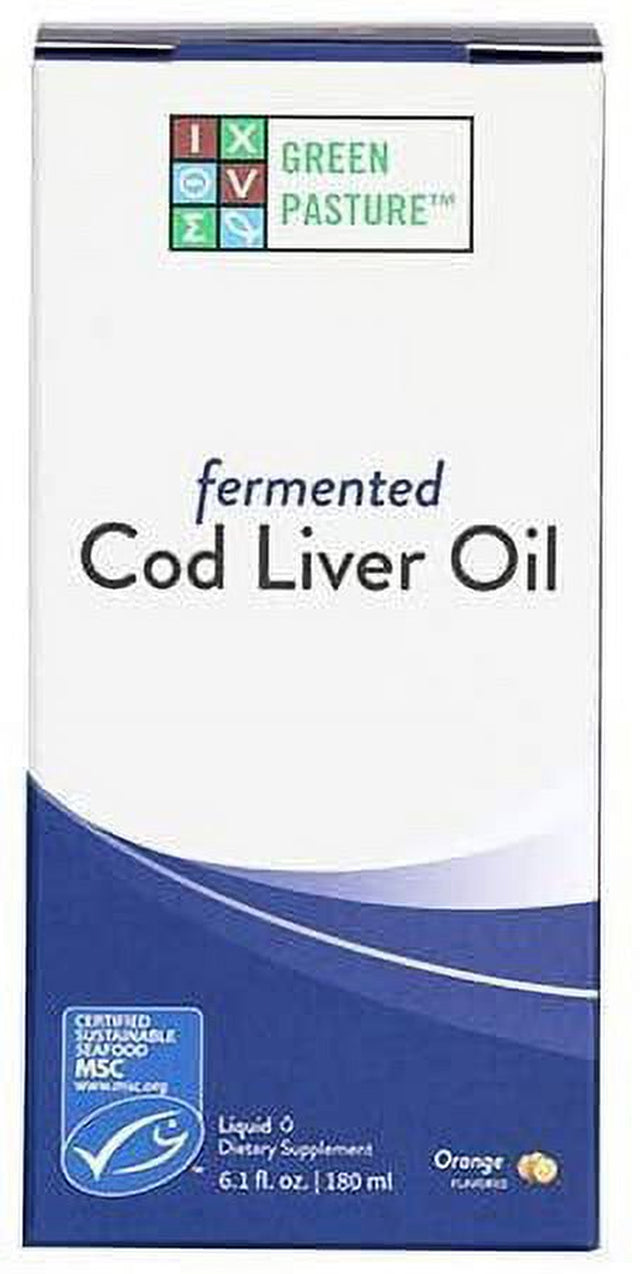 Green Pasture Fermented Cod Liver Oil Orange