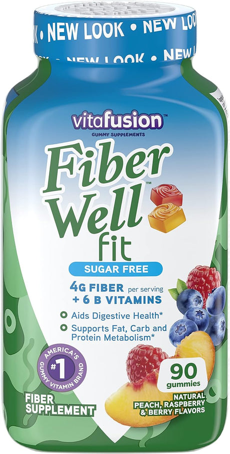 Fiber Well Fit Gummies, 5 Pack (90 Count)