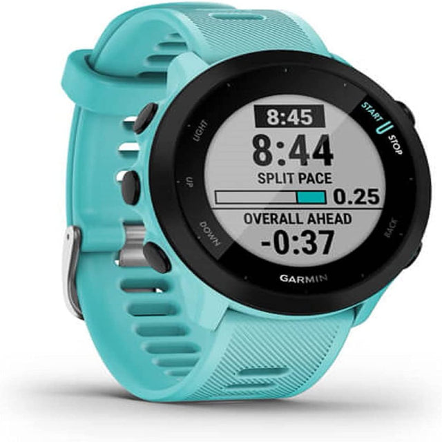 Garmin Forerunner 55, GPS Running Watch with Daily Suggested Workouts, up to 2 Weeks of Battery Life, Aqua